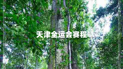 天津全運會賽程 天津全運會賽程