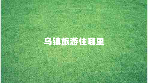 烏鎮(zhèn)旅游住哪里