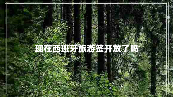 現(xiàn)在西班牙旅游簽開放了嗎