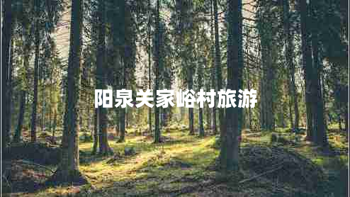 陽(yáng)泉關(guān)家峪村旅游