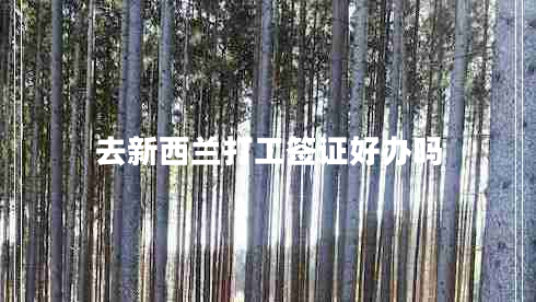 去新西蘭打工簽證好辦嗎