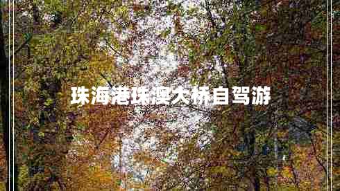 珠海港珠澳大橋自駕游