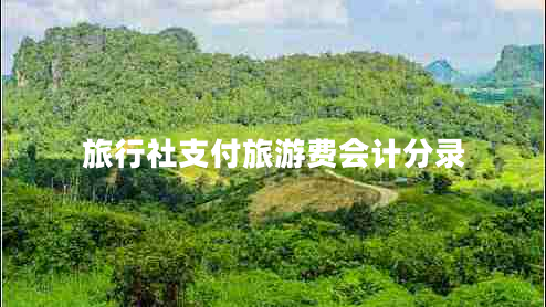 旅行社支付旅游費會計分錄