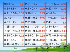 小學口算方法有哪些