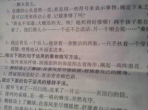 運(yùn)用句子的描寫方法有哪些