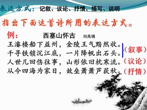 古代詩歌表達(dá)方法有哪些