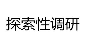以下哪些方法可以用于探索性調(diào)研