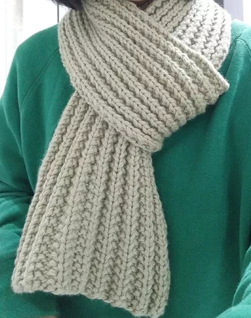 有哪些好看的織圍巾方法