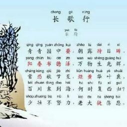 長歌行古詩句