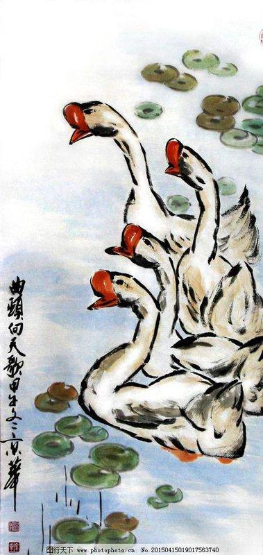 古詩中寫鵝游水的詩句是