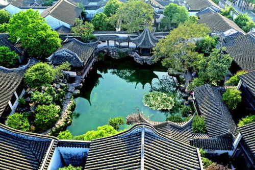 贊美蘇州園林的詩句古詩