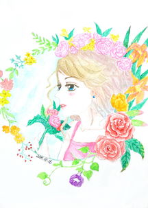 關(guān)于鮮花少女的詩句