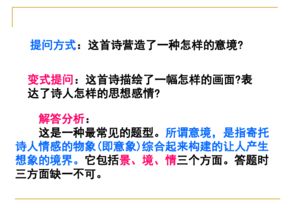 初中語文古詩賞析答題模式,古詩詞賞析答題模板,古詩賞析句子的答題格式