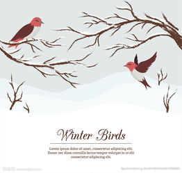 關于的鳥與樹冬天的詩句