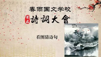 詩歌大會關于雨的詩句