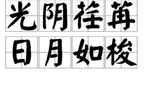 時(shí)光荏苒歲月如梭的古詩句