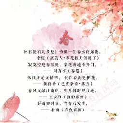 古詩(shī)中有帶花字詩(shī)句