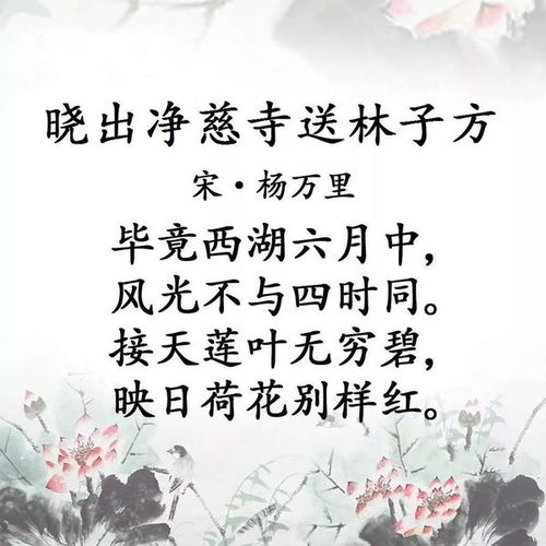 曉出凈慈寺送林子方古詩(shī)句