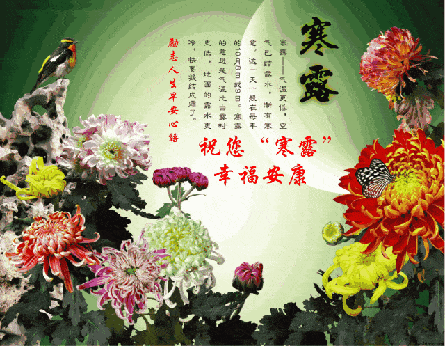 寒露景物詩(shī)句古詩(shī)大全