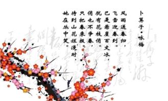 關(guān)于梅花與古寺的詩(shī)句