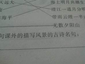 課外春天景物的古詩(shī)句