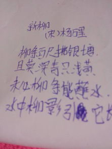 關(guān)于柳柳的詩(shī)句