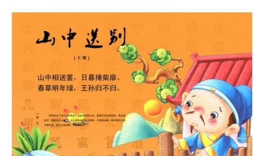 古詩山中送別送友人的詩句