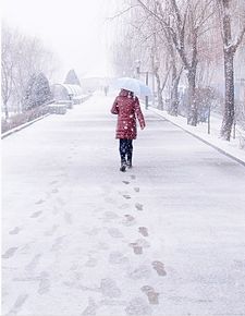 詩句,腳印,于雪