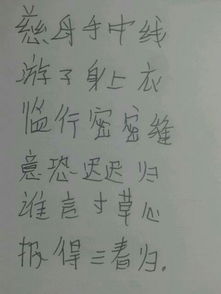 一首,歌頌,母愛,詩句