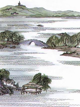 秋天西湖詩(shī)句古詩(shī)大全