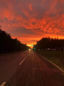 朝霞,詩句,清晨