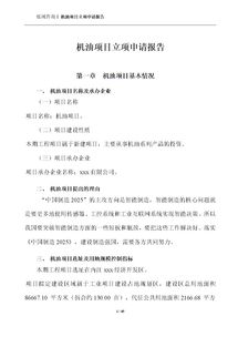 項目立項報告范文(項目立項的申請報告)