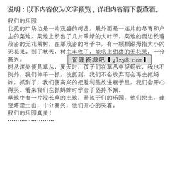 作文我的樂園的開頭