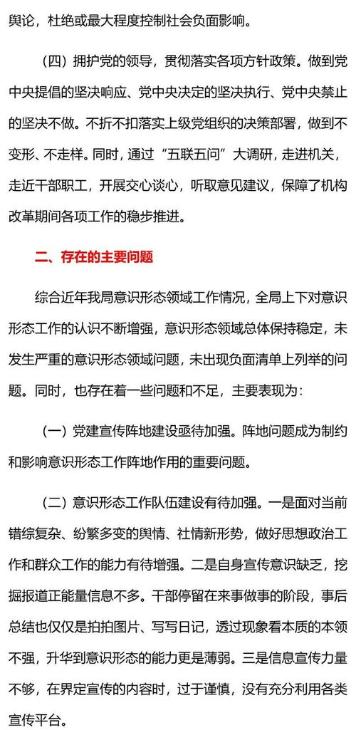 意識形態(tài)述職報告()