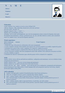 關于個人簡歷的英語作文(關于個人簡歷的英語作文)