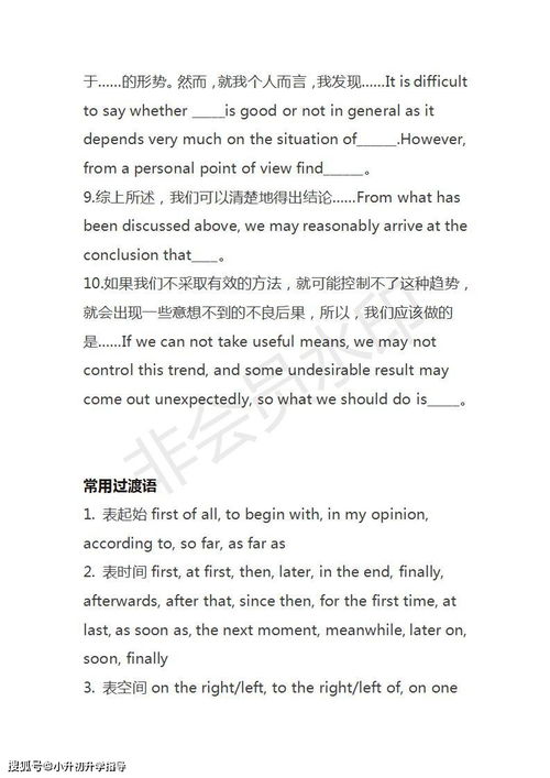 英語萬能開頭作文大全