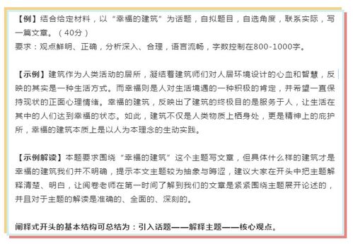 中考前作文必背開頭