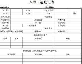 個(gè)人入職申請(qǐng)書(shū)(個(gè)人入職申請(qǐng)書(shū))