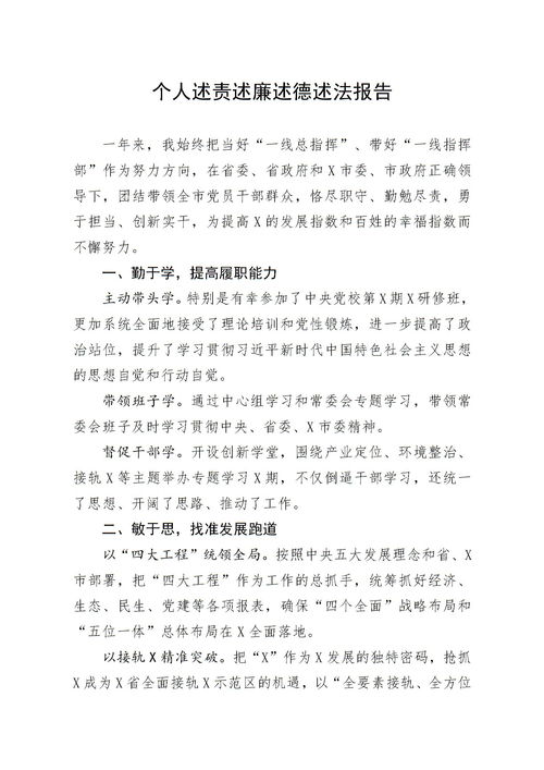 述廉述責報告范文(述責述廉報告)