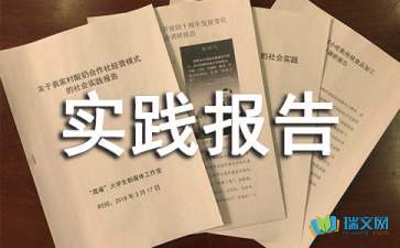 實(shí)踐報告正文(社會實(shí)踐報告正文)