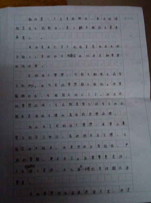 我以為我的夢想的作文開頭