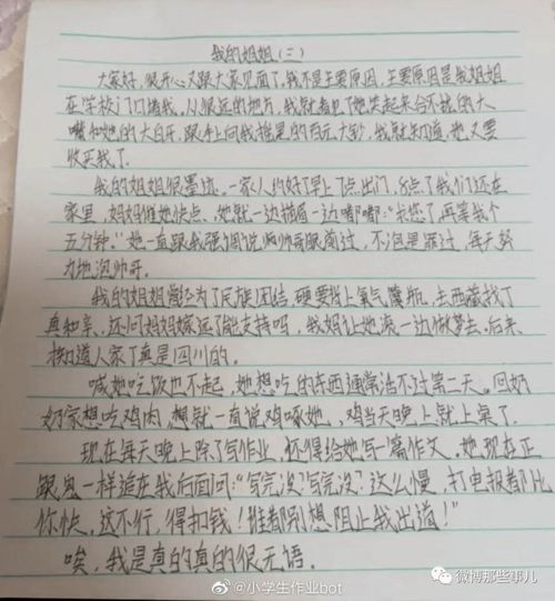姐姐變了作文開頭