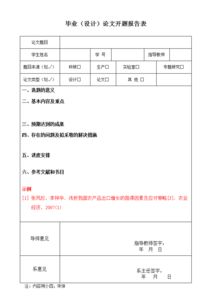 營銷策略研究開題報告(營銷開題報告)