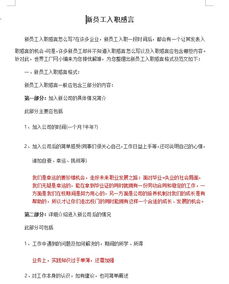 入職公司感言范文(入職公司的感言)