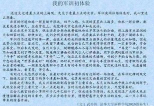 軍訓作文好的開頭結尾