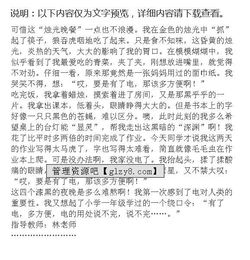 停電以后作文開頭