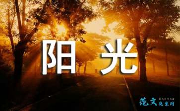 朝著陽光奔跑的作文開頭