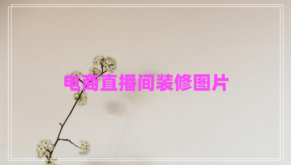 電商直播間裝修圖片