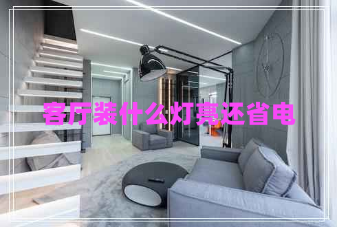 客廳裝什么燈亮還省電