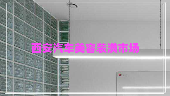 西安汽車美容裝潢市場